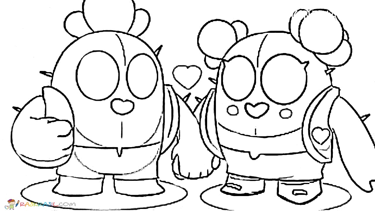 Brawl Stars kolorowanki